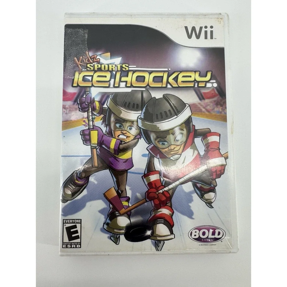 Kidz Sports Ice Hockey Nintendo Wii Bold Games With Manual CIB